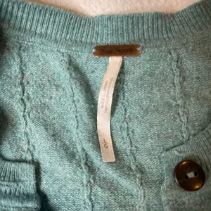 Free People Always With Me Cardigan in Teal thumbnail 4