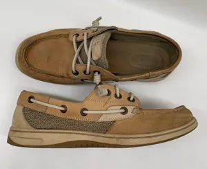 Sperry Rosefish Linen Boat Shoe Size 7.5 thumbnail 2
