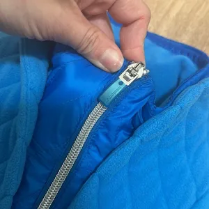 LULULEMON | Woman's Beaming Blue St.‎ Moritz Quilted Fleece Jacket, Size 4 thumbnail 5