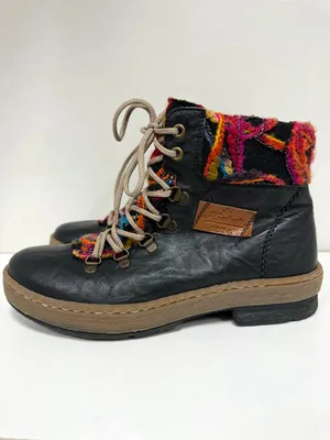 Rieker Felicitas Boots Black Size 8 thumbnail 4