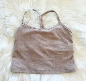 Beyond Yoga Cropped Racerback Tank In Chai thumbnail 5
