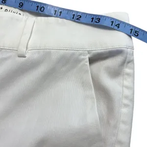 Alice + Olivia Stacy Slim‎ Trouser Pants Ivory Stretch Minimalist Office 6 thumbnail 11