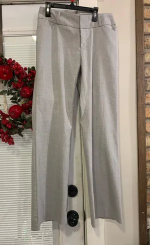 Mossimo Supply Co Ladies Sz 6 gray dress pants thumbnail 1