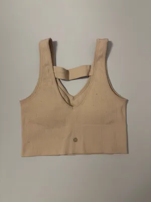 Ribbed Athletic Longline Sports Bra thumbnail 2