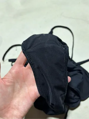 Aerie Classic Black One-Piece Swimsuit full coverage m long thumbnail 9