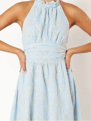 Petal & Pup Taila Halterneck Midi Dress thumbnail 3