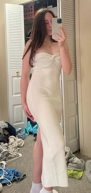 White dress thumbnail 4