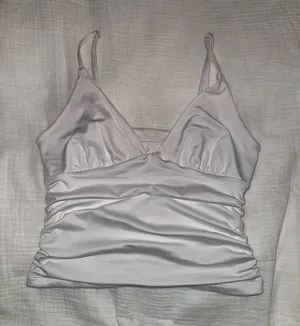 Ruched tank top Gray thumbnail 1
