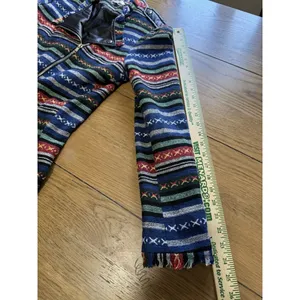 Priina Women Size Large Aztec Western‎ Country Zip Pockets Fringe Full Zip Artsy thumbnail 7