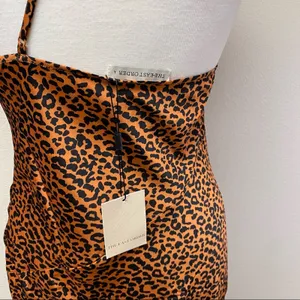 The East Order Sahara Leopard One Shoulder Midi Dress L NWT thumbnail 7