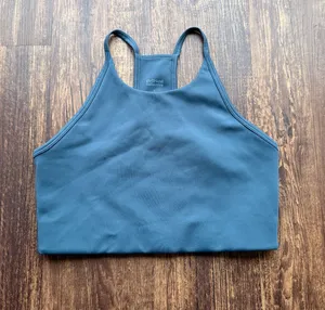 Girlfriend Collective Women’s Lago Colette High Neck Halter Sports Bra - Size S thumbnail 1