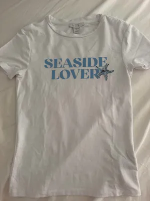 Seaside Lover TShirt White thumbnail 1