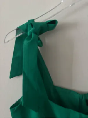 Lulus Green Mini Dress with Bow Detail Size S thumbnail 4