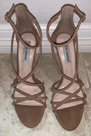 Steve Madden Satire Tan High heels thumbnail 5
