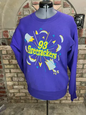 Lee sweatshirt 93 Firecracker purple yellow thumbnail 1