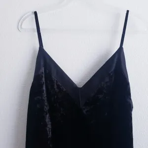 Lulus Crushed Velvet Mini Tank Top Dress thumbnail 2