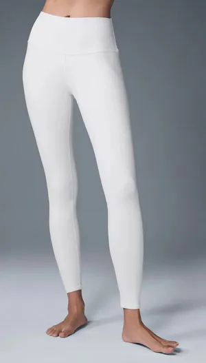Alo High-Waisted Airbrush Leggings White thumbnail 1
