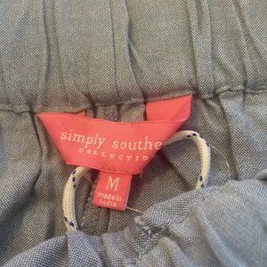 NWT Simply Southern blue ruffle shorts M thumbnail 5
