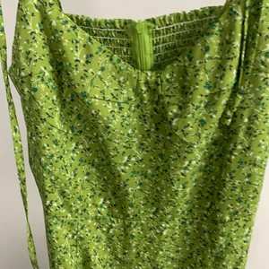 Cider Green Floral Retro Dress Size L thumbnail 2