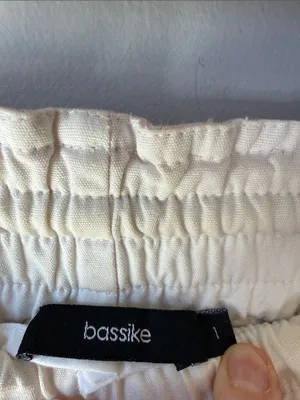 bassike Striped Cotton Linen Pants thumbnail 5
