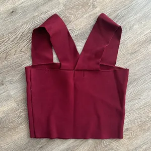 Maroon Cropped Top Red thumbnail 2
