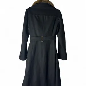 Worthington black wool trench coat thumbnail 4