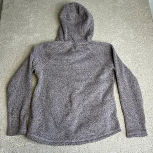 Women's‎ The North Face Small Purple 1/4 Zip Hoodie Sweatshirt thumbnail 6