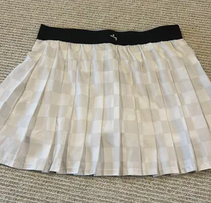 JoyLab Skort White Pleated Checkered M thumbnail 3