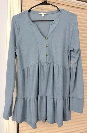 Maurice's Light Blue Top thumbnail 1