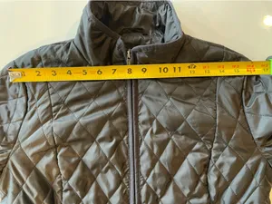 Lands’ End Women’s Black Quilted Zip Lightweight Primaloft Jacket Size S 6-8 thumbnail 9