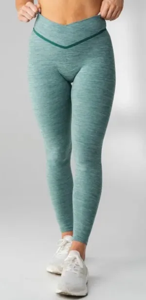 Vitality NWOT Daydream Leggings In Evergreen Marl Size M thumbnail 1