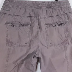 Columbia‎ Capri Pants Womens 6 Gray Ruched Hem Hiking Outdoor Utility Crop Capri thumbnail 5