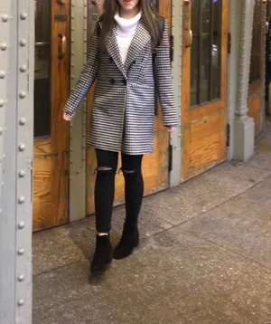 Houndstooth Peacoat thumbnail 2