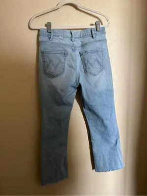 MOTHER The hustler ankle fray jeans size 29 in lost art thumbnail 7
