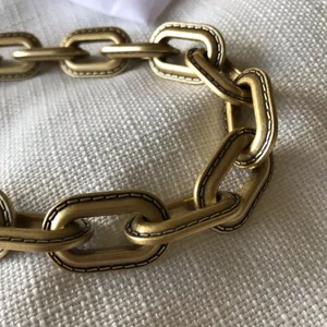 Coach Gold Chunky Chain Link Strap thumbnail 8