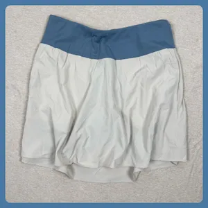 Aventura Skort Women's Tan Blue Athletic Skirt Shorts Tennis Golf‎ Hiking thumbnail 1