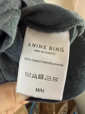 ANINE BING Bing Eagle Graphic Tee – Medium thumbnail 2