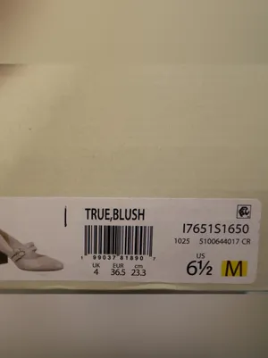 LifeStride True Women’s blush Patent Mary Jane Pumps heels Size 6.5 thumbnail 6