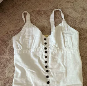 Love Note Cute White Button Top thumbnail 1
