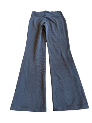 Lululemon Ribbed Zip Flared Pants Brushed Softstreme Athletic Size 8 Women's thumbnail 9