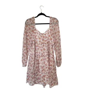 All In Love XL Long Sleeve Tiered Floral Ruffle Dres‎s Cottagecore Whimsigoth thumbnail 2