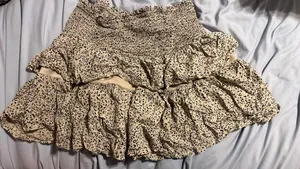 Japna cheetah ruffle skirt thumbnail 1