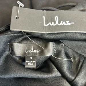 Lulu's So Good Sleeveless Cutout Black‎ Bodycon Dress Size S NWT thumbnail 8