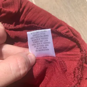 Absolutely Famous Red Wine Tank Top; small women’s thumbnail 6