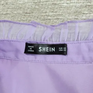 Shein‎ Prairie Dress Womens XS Lavender Cottage Flowy Lined Victorian Coquette thumbnail 2