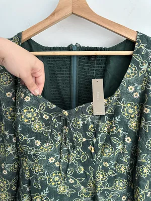J.Crew Floral Green Mini Dress thumbnail 8