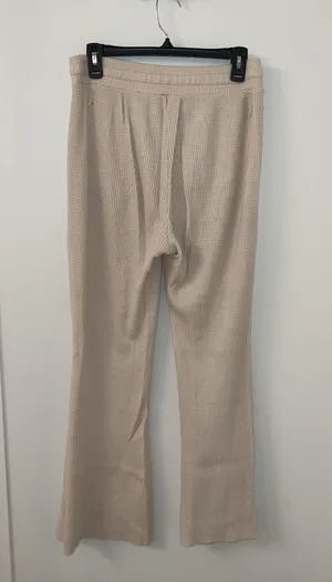 Aerie Waffle High Waisted Flare Pant thumbnail 2