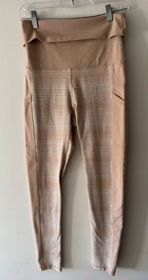 Aerie Offline Tan Hi-Rise The‎ Hugger Foldover Leggings thumbnail 1