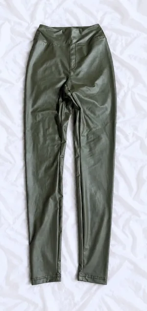 Aerie Offline Real Luxe Faux Leather Leggings – Size Small thumbnail 1
