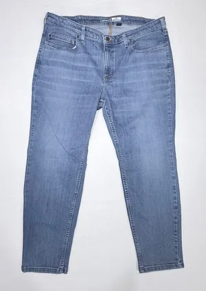 Carhartt Slim Fit Rugged Flex Jeans Medium Wash Denim Pants Women 18 Short thumbnail 1